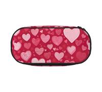 JBJGKHLP Trousse à crayons pratique avec impression pour la Saint Valentin, Noir , Taille unique, Organiseur de sac