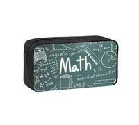 JBJGKHLP Trousse à stylos simple et spacieuse pour leçon de mathématiques - Organiseur de papeterie de bureau - Pochette de rangement légère