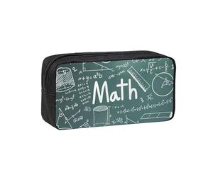 JBJGKHLP Trousse à stylos simple et spacieuse pour leçon de mathématiques - Organiseur de papeterie de bureau - Pochette de rangement légère