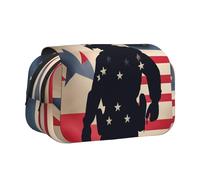 JBJGKHLP Trousse polyvalente de grande capacité de rangement pour maquillage, trousse de toilette ou de voyage Motif soldats militaires américains