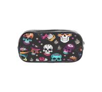JBJGKHLP Trousse transparente pour garçons et filles Motif Sugar and Skulls