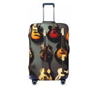 JBJGKHLP Valise élastique de protection universelle pour bagages de collection de guitares - Étanche - Pour voyage, affaires, vacances, Noir , S, Bagage à main