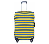 JBJGKHLP Valise élastique universelle avec drapeau de l'Ukraine - Étanche - Pour voyage, affaires, vacances, Noir , L, Bagage à main