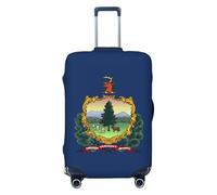 JBJGKHLP Vermont State Flag Print Valise élastique universelle protection bagages étanche voyage affaires vacances, Noir , M, Bagage à main