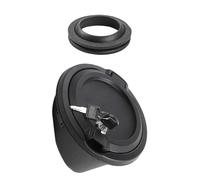 JBJXFAMAY Bouchon Couvercle Réservoir Carburant Verrouillable Voiture avec 2 Clés pour Jeep pour Wrangler JL JLU 2018-2023 Bouchon de réservoir de Carburant(avec des clés)