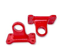 JBJXFAMAY Crochet de remorquage Crochet De Remorquage Arrière en Alliage D'aluminium pour L&and R&Over pour Defender 110 2020 Accessoires De Voiture Barre de remorquage(Red 2pc)
