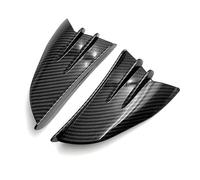 JBJXFAMAY Pièces De Moto Winglet Wing Spoiler pour Suzuki pour Hayabusa GSX1300R GSXR 1300 GSXR1300 1999-2024 Ailettes aérodynamiques carénage(Aspect Fibre de Carbone)