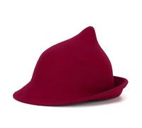 JBJYGSG Chapeau de sorcière moderne en laine, épais, chaud et élégant, for l'hiver, accessoire de costume de fête(Color 1)