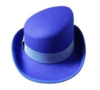 JBJYGSG Chapeau Haut De Forme Chapeau Fedoras Haut De Gamme 9 Couleurs, Chapeau Magique For Hommes(Blue)