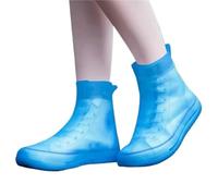 JBJYGSG Couvre-chaussures imperméables en silicone, antidérapants, réutilisables et épais(Blue,M)