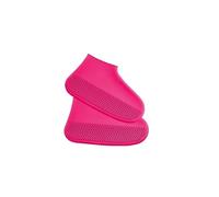 JBJYGSG Couvre-chaussures imperméables en Silicone S/M/L bottes de pluie antidérapantes réutilisables protecteur de baskets unisexe(Rose red,M(35-39))