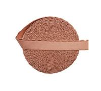 JBJYGSG Élastique Couture Bande Élastique Garniture De Couture, Bricolage, 2, 5, 10 Yards, 3/8 "1/2" 10mm 13mm(Pecan Brown,5 Yards,13mm)