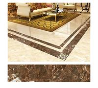 JBJYGSG Frise Murale Adhesive 5 mètres étanche plinthe auto-adhésif mur autocollant tour de taille bordure sol autocollants 3D rustique carrelage Vintage papier peint frontières(A)