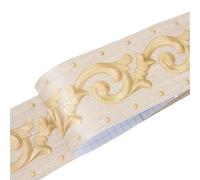 JBJYGSG Frise Murale Adhesive Auto-adhésif mur plinthe bordure autocollant étanche papier peint Floral Vintage Home Decor(16)