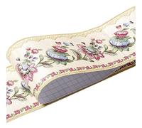 JBJYGSG Frise Murale Adhesive Auto-adhésif mur plinthe bordure autocollant étanche papier peint Floral Vintage Home Decor(07)