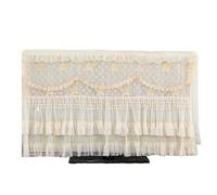 JBJYGSG Housse éCran Tv Lace LCD TV Cover 42 Inches Curved Surface 55 Inches Don't Take It Off Television Cover(Style 01,70 * 240cm)