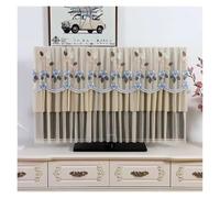 JBJYGSG Housse éCran Tv Simplified Cover For Television Lace Desktop Wall Mounted TV Cover Turn On The TV Without Removing The Minimalist Cover(Style A Blue,175 x Height 110cm)