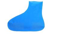 JBJYGSG Lot de 2 paires couvre-chaussures imperméables en silicone antidérapants for bottes pluie unisexes, protection for chaussures réutilisables for l'extérieur(Blue long,M)