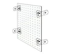 JBJYGSG Plaque D'isolation Pliable for Aquarium, Compartiment Supérieur Et Inférieur, Couvercle De Protection, Déflecteur Filet Accessoires D'aquarium(Clear 3.0 mm Hole,30x50cm)