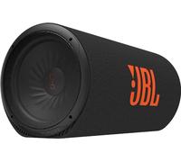 JBL BassPro Tube 12" 30cm Caisson de Basse Voiture Amplifié, Subwoofer Tube avec Amplificateur de Classe D 450W Max, Amplification puissante des Basses, Port Slipstream Basse breveté, télécommande