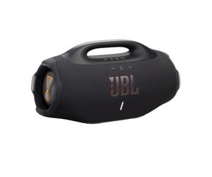 JBL Boombox 4, Enceinte Bluetooth Portable, Son JBL Pro, AI Sound Boost, étanchéité et résistance à la poussière IP68, jusqu'à 34 h d’autonomie, Connexion Multi-Enceintes Auracast, Noir