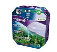 JBL SymecPad II CristalProfi e4/7/901,2, Carrés d'Ouate Filtrante (6x) pour JBL CristalProfi e filtres externes pour filtres très fins