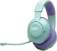 JBL Casque gaming Quantum 360 sans fil, 2,4 GHz et Bluetooth, 22 h autonomie, Bleu cyan