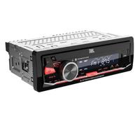 JBL Celebrity 350 Autoradio 1 DIN Recepteur Multimedia Bluetooth USB RDS | Puissance max 4x50W, Bluetooth 6.0, tuner AM FM RDS, sortie RCA 6 canaux 4V, 20Hz-20kHz, dimensions 178x50x87mm, micro