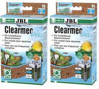 JBL Clearmec Plus, Masse filtrante pour l'élimination des nitrites, Nitrates et phosphates dans l'eau des Aquariums (Lot de 2)