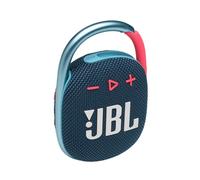 JBL CLIP 4 - Enceinte Bluetooth portable et légère avec mousqueton intégré - Étanche à l’eau et à la poussière - Autonomie 10 hrs - Bleu / Rose