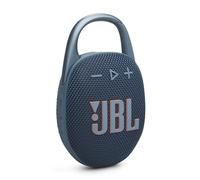 JBL CLIP5 Haut-parleur Bluetooth, chargement USB C, IP67, étanche à la poussière, étanche, compatible avec les applications, structure à mousqueton, radiateur passif inclus, portable, bleu JBLCLIP5BLU