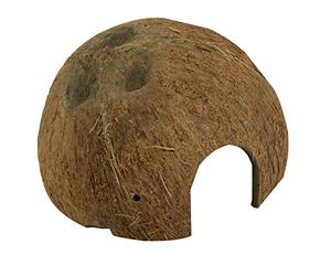 JBL Cocos Cava 1/2L, Coque de noix de coco servant de grotte pour aquariums et terrariums