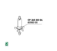 JBL CP I _ Gl 60/80 Ensemble Rotor de Rechange pour Cristal Profi Aquariophilie