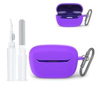 JBL Endurance Race 2 - Coque de protection en silicone anti-rayures et anti-chocs - Ajustement parfait - Porte-clés et stylet de nettoyage - Idéal pour casque Bluetooth - Violet