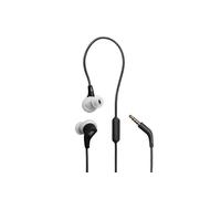 JBL Écouteurs filaires Endurance Run 3 – FlipHook & TwistLock, IP65, Son JBL Pure Bass, Noir/Gris