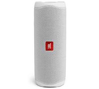 JBL Flip 5 - Enceinte Bluetooth portable robuste - Conception étanche pour piscine & plage - 12 heures d'autonomie - Son unique de JBL - Blanc
