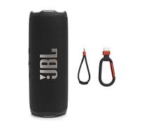 JBL Flip 7 Haut-Parleur Portable étanche et Anti-Chute, Son Audacieux Pro avec IA Sound Boost, 16 Heures de Lecture et système PushLock avec Accessoires interchangeables (Noir)