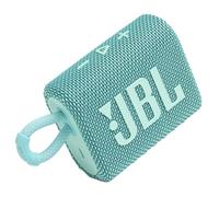 JBL Go 3 : Haut-Parleur Portable avec Bluetooth, Batterie intégrée, Fonction étanche et Anti-poussière Bleu Sarcelle JBLGO3TEALAM