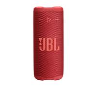 JBL Grip, Enceinte Bluetooth compacte, AI Sound Boost, étanche et resistante à la poussière IP68, éclairage d’Ambiance, 14 h d’autonomie, Connexion Multi-Enceintes Auracast, app JBL Portable, Rouge