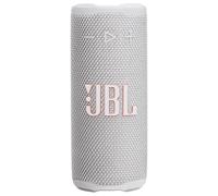 JBL Audio Enceinte Bluetooth Grip – AI Sound Boost, IP68, 14 h, éclairage d’ambiance, Blanc