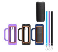 JBL Grip Étui de protection en silicone pour haut-parleur avec sangle Violet
