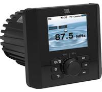 JBL JAM5000N 2.8 in / 7.1 cm Marine Audio Source Unité | 15W RMS x 4 canaux, 2 ohms stable, IP66 étanche, écran TFT couleur 2.8 pouces, Bluetooth 5.0, NMEA 2000, tuner DAB+