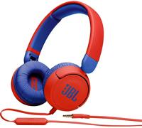 JBL JR310 Casque d'écoute filaire rouge pour la musique - stéréo avec câble de 1 m