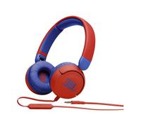 JBL Jr310 - Écouteurs avec micro - sur-oreille - filaire - jack 3,5mm - rouge