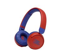 JBL JR310BT - Casque sans fil avec micro pour enfants - Léger, confortable et pliable - Avec volume limité à 85 dB - Autonomie de 30 hrs - Livré avec un jeu d’autocollants - Rouge
