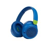 JBL JR460NC - Casque sans fil à Réduction de Bruit Active pour enfants - Avec micro et technologie Bluetooth - Volume limité à 85 dB - Autonomie de 20 hrs - Bleu