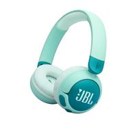 JBL Junior 320 BT, Casque Supra-auriculaire sans Fil pour Enfants, avec Microphone intégré, Bluetooth, Safe Sound, Coussinets Confortables, Set d'autocollants, Design Pliable, Vert