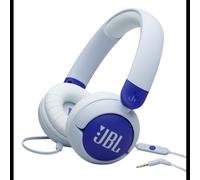 JBL Junior 320 Casque Filaire Arceau Bleu pour Enfants, 20-20000Hz, 3.5mm, Microphone intégré -40dB, Pliable, 85dB max, 116.8g