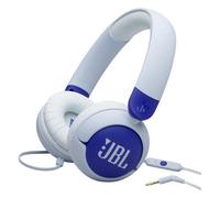 JBL Junior 320 - Écouteurs avec micro - circum-aural - filaire - jack 3,5mm - isolation acoustique - bleu