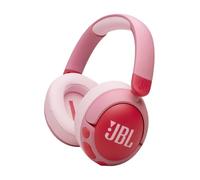 JBL Junior 470 NC, Casque Supra-auriculaire sans Fil Bluetooth pour Enfants, Réduction Active du Bruit, Micro intégré, 50 h d'autonomie, Safe Sound, limiteur de Volume, Set d'autocollants, Rose